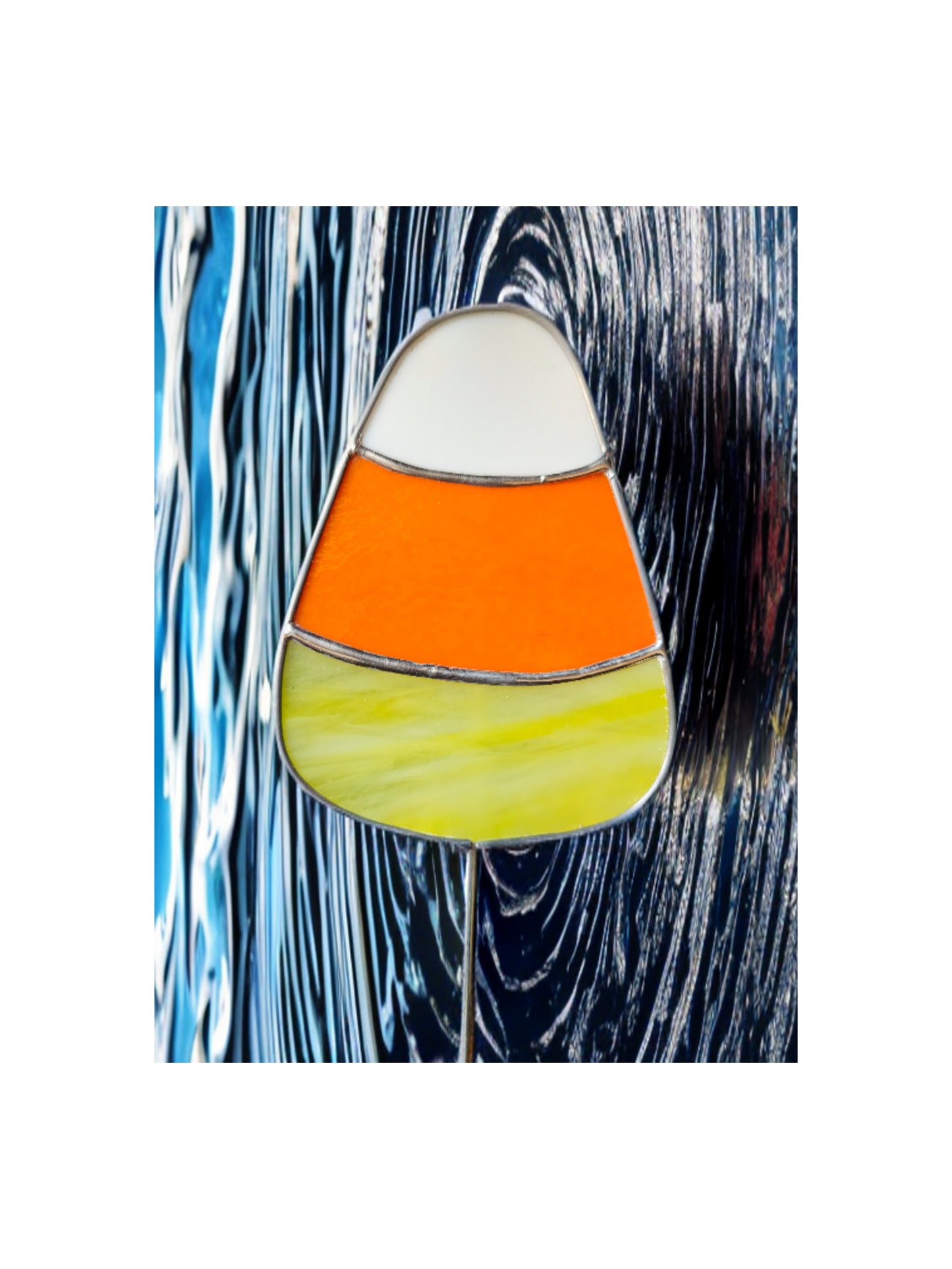 Candy Corn Garden Stake