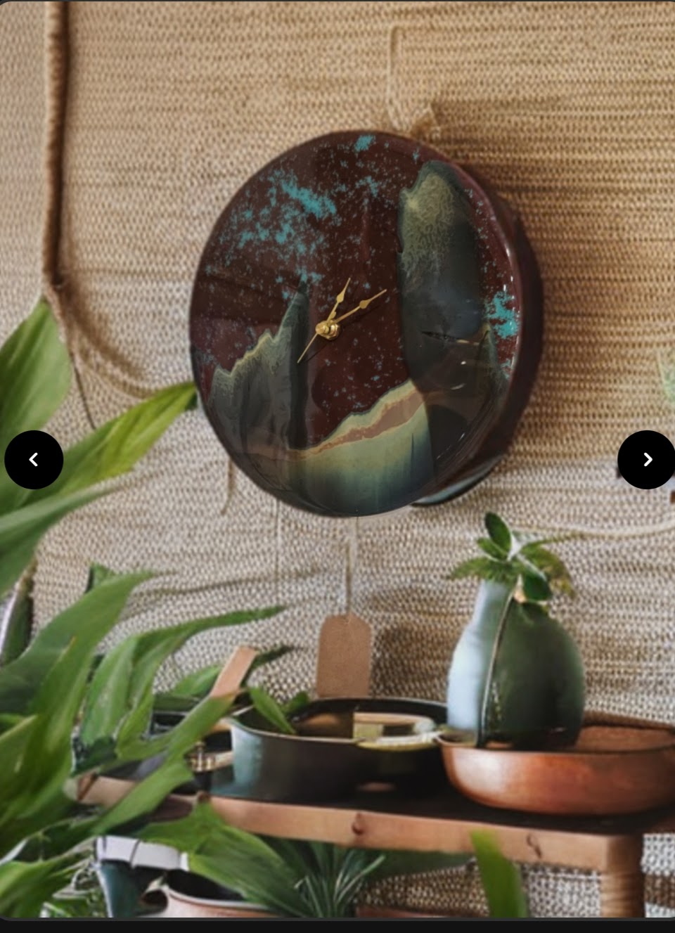 Clock - Desert Scape