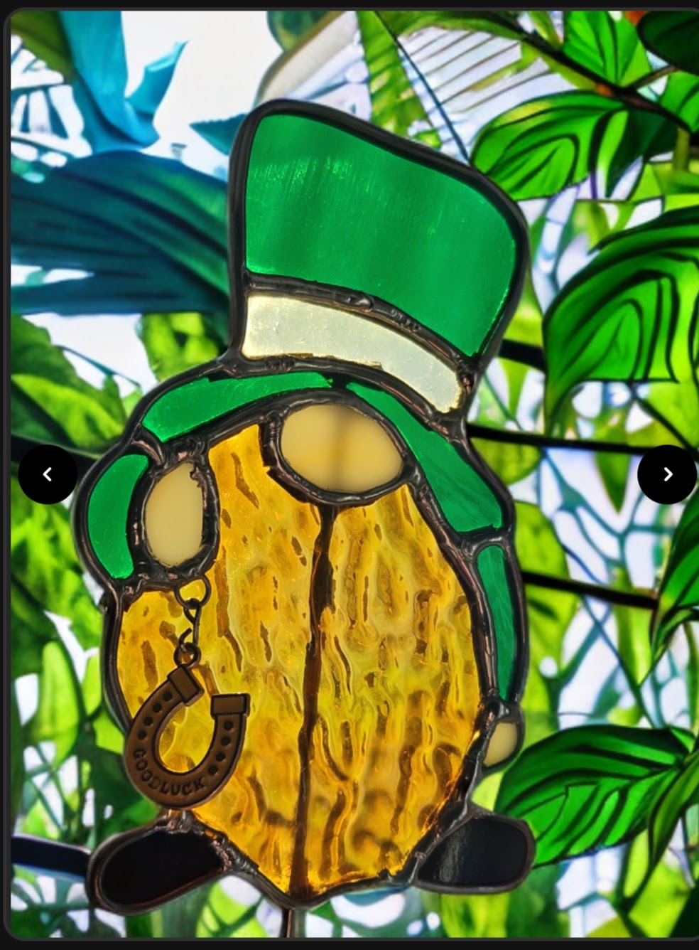 St Patty Gnome with a little Lucky Charm